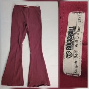 Rock &Roll Cowgirl Jeans SZ 28X31 Pull On Flare High Rise Stretch